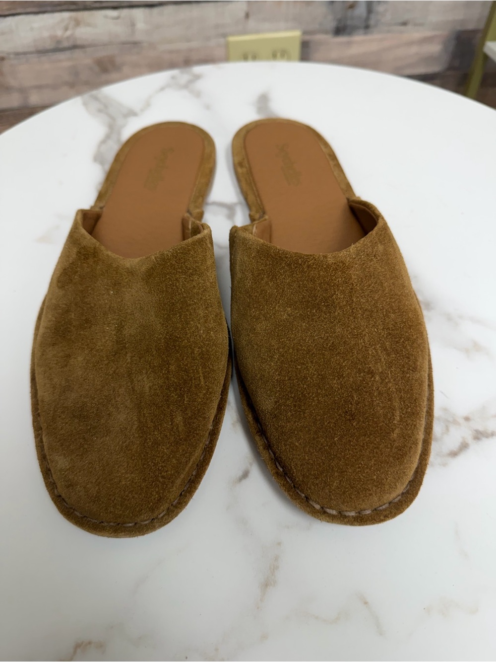 Seychelles brown slide mule Eye of the Beholder 9